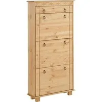 OTTO home Schuhschrank Indra aus massiver Kiefer, FSC®, Breite 70 cm, Platz für ca. 9 Paar Schuhe