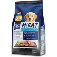 NutriQM M!EAT Junior, getreidefreies Trockenfutter mit ITW-zertifiziertem Huhn, Trockenfutter für: Hunde