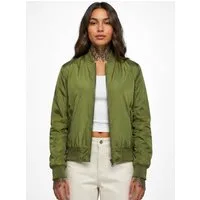 urbandreamz Bomberjacke Damen leichte Bomberjacke Jacke Sommer Frühling Übergangsjacke Seitentaschen, wasserabweisend, waffelartige seitliche Einsätze