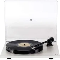 rega Rega Planar 1 Plattenspieler Version 2021 verschiedene Farben Plattenspieler (Riemenantrieb, nicht zutreffend, Plug-and-Play, 2 Geschwindigkeiten,mit Abdeckhaube/Deckel)