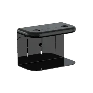VitrA Liquid Doppel-Seifenspenderhalter Wandmontage Breite 20 cm Schwarz Hochglanz,A4456739 A4456739
