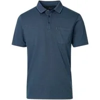 CASAMODA Poloshirt CASAMODA Herren Poloshirt Kurzarm Regular Piqué Petrol