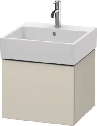 Duravit L-Cube Waschtischunterbau wandhängend Taupe Supermatt 484x459x394 mm - LC617408383 LC617408383