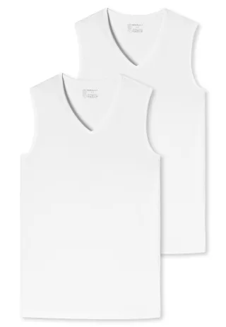 SCHIESSER - 2PACK Tank Top weiss - Gr. - 7