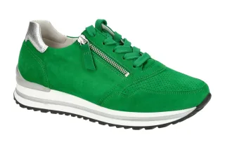 Gabor 66.528.33 TURIN Sneaker Verde/Silber ? Extra Weit, Comfort Fu?bett