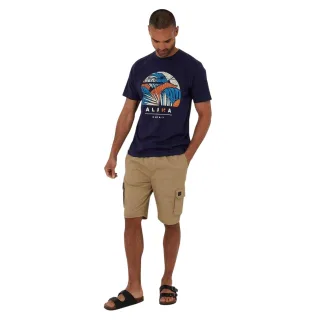 Threadbare - "Darwall" T-Shirt für Herren, Regulär (Marine)