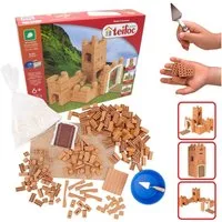 teifoc Burg Steinbaukasten, (Kreativspielzeug, 200 St., Bausatz), "spiel gut" prämiert, Made in Germany