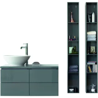 Duravit Design Classics Aufsatzbecken Bacino 0325420000 mit Überlauf, ohne Hahnlochbank, , Ø 42 cm, Weiß Hochglanz