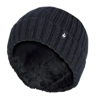 Wärmehalter - Wintermützen- und Handschuhset für Mädchen aus geripptem Material