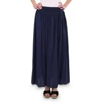 malito more than fashion Sommerrock malito Damen Maxi Rock, langer Rock blickdicht, Sommerrock mit Bund leichter eleganter Sommer Rock