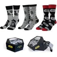 Star Wars Socken 3er Pack Lifestyle Design Größe 38-45 (Packung, 3 Paar)