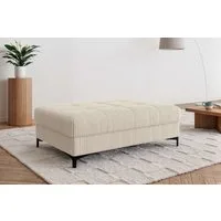 OTTO home Polsterhocker LEEVKE Sitzhocker passend zum Sofa, Breite 115 cm, mit hochelastischer Schaum und Wellenunterfederung