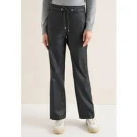 CECIL Lederimitathose High Waist
