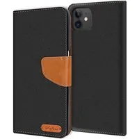 CoolGadget Handyhülle Flip Case Wallet Cover Book Tasche für Apple iPhone 11 6,1 Zoll, Handy Tasche mit Kartenfach Book Schutzhülle