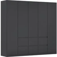 rauch Drehtürenschrank Schrank Garderobe MAINZ Breiten 91/136/181/226/271/315/360, Höhe 210cm (3 verschiedene Ausstattungen BASIC/CLASSIC/PREMIUM (inkl. SOFT-CLOSE) grifflose Front, Außentüren mit Push-to-Open Funktion MADE IN GERMANY