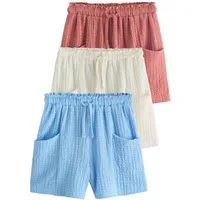 Next Shorts Shorts in Knitteroptik, 3er-Pack (3-tlg)