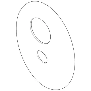 Dornbracht AP- Platte, WFB X- Strea 091102192-00 chrom