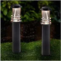 MeLiTec Gartenstrahler LED Gartenleuchten "GL13" 2er Set, LED fest integriert