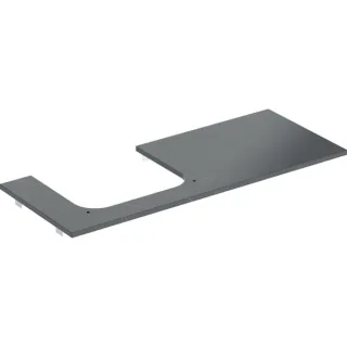 Geberit ONE Waschtisch-Platte, Ausschnitt links, für Aufsatzwaschtisch 505135002