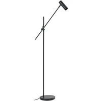 Lindby Stehlampe Vilo, Metall, Schwarz IP20, 1 x 10 W LED
