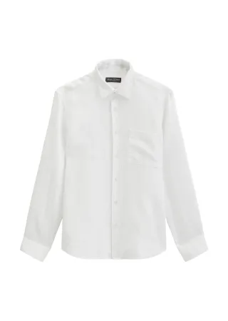 Marc OPolo Casual - Kentkragen-Hemd regular White - Gr. - M