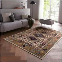 TaraCarpet Teppich Moderner Orientteppich Farah Shiraz, rechteckig, Höhe: 6 mm, Wohnzimmer, Schlafzimmer, Esszimmer, Farah Shiraz grün 140x200