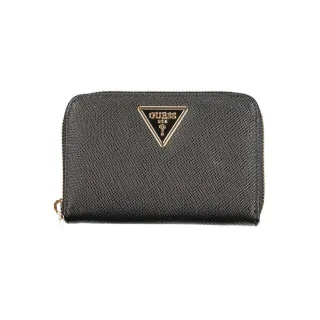 Schwarzes Polyethylen-Portemonnaie