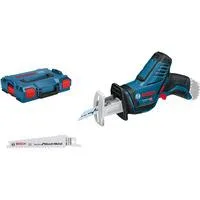 Akku-Säbelsäge GSA 12 V-14 Professional, 12Volt blau/schwarz, ohne Akku und Ladegerät, in L-BOXX