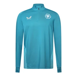 Castore - Trainingsjacke für Herren, mit kurzem Reißverschluss, Training (Pagode Blau)