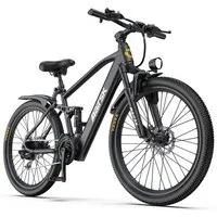ibettertec E-Bike Cityrad 26 Zoll,Pedelec mit 36V 10/13AH Akku 250 W Motor, 55km, 250 Wh, (Pedelec Herren Damen, E Bike 21 Gang, E Bike 7 Gang, Trekking E Bike, City E Bike 250W, Elektrofahrrad für Pendler, E Bike 36V Akku, E Bike City und Tour)