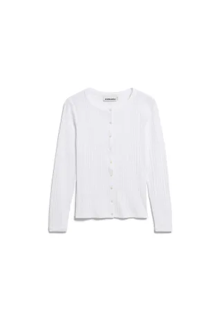 Armedangels - POINTELLE CARDIGAN white - Gr. - M