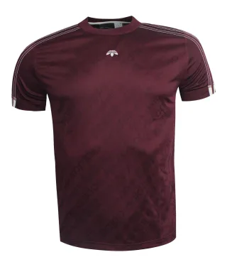 Adidas von Alexander Wang Mens Burgundy T-Shirt