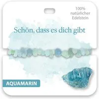 bb Klostermann Armband BB Klostermann Edelstein Armband Aquamarin Schön dass es dich gibt