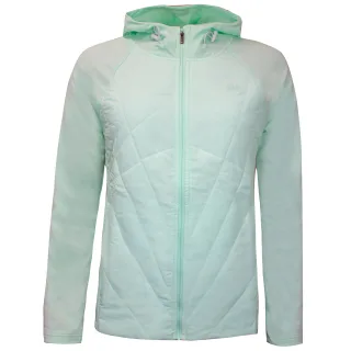 Under Armour Womens Sprint Hybridjacke Reißverschluss auf Kapuze -Spur Top 1350784 403