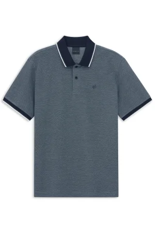 bugatti - Herren Polo 1/2 Arm flaschengrün - Gr. - L