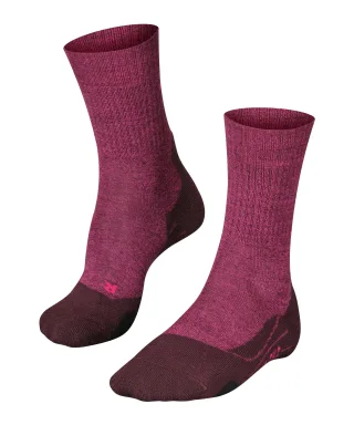 FALKE - FALKE TK2 Explore Wool Damen Trekking burgundy - Gr. - 37.5