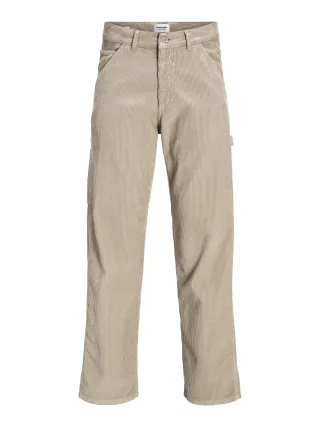 JACK&JONES - JPSTEDDIE JJCARPENTER CORDUROY PANT LN crockery - Gr. - 34