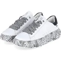 Rieker Rieker W1201-83 Damen Glattleder white Schnürschuh