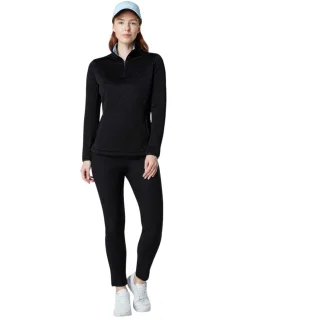 Callaway - Sweatshirt für Damen, Weiter Stehkragen, Emblem, Raglanärmel (Kaviar)