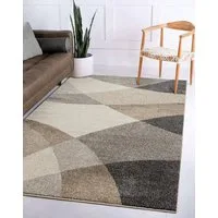 the carpet Teppich Pearl, rechteckig, Höhe: 11 mm, moderner dichter Wohnzimmer Teppich Konturenschnitt