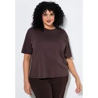Ulla Popken T-Shirt T-Shirt Boxy Fit Oversized Interlock Jersey