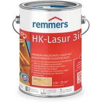 Remmers Holzschutzlasur HK-Lasur 3in1 ebenholz 2,5 Liter, 3facher Holzschutz mit Imprägnierung + Grundierung + Lasur