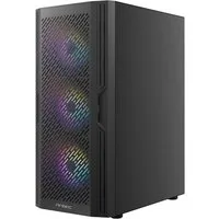 Antec PC-Gehäuse AX20 PC Gehäuse Midi Tower Gaming Black ATX