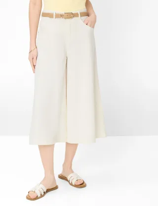 Brax Damen Hose Style MELLI S SOFT ECRU, cremeweiß, Gr. 40K