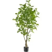 Kunstbaum Eukalyptus Grünpflanze, Creativ green, Höhe 130 cm, mit sehr naturgetreu gestalteten Blättern