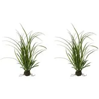 Kunstgras Wiesengras im Ballen Gras, Creativ green, Höhe 53 cm