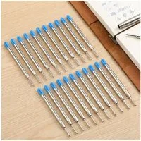 shop'n smile ideoon Kugelschreibermine Kugelschreiber-Minen 10/20er Set Blau Ersatzminen Stärke B universal, Gleichmäßiger Tintenfluss/universelle Ersatzminen/Minenstärke B