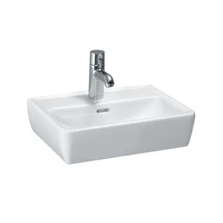 LAUFEN Aufsatzhandwaschbecken, LAUFEN Pro A, 450x340, ohne Hahnloch, mit Überlauf, weiß, 81195200010 H8119520001091