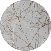 merinos Teppich Creation 50055, rund, Höhe: 10 mm, elegant, glänzend, Kurzflor, pflegeleicht, Wohnzimmer