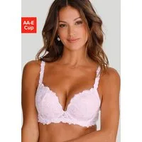 LASCANA Push-up-BH Wanda mit Bügel, mit schöner Stickereispitze, Dessous